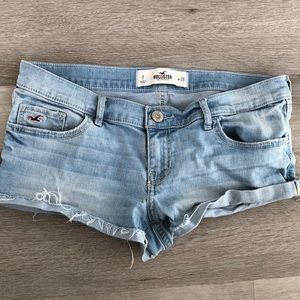 Hollister Light Wash Jean Shorts